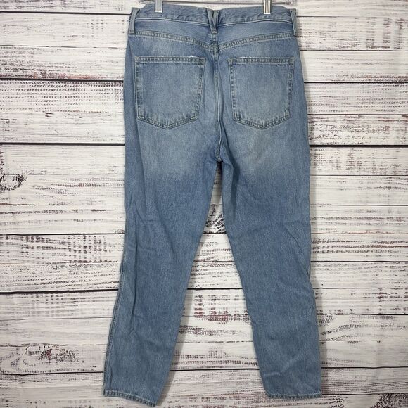 Free People We The Free Stovepipe High Rise Jean Out West Crop Distressed Sz 28 - Picture 2 of 16